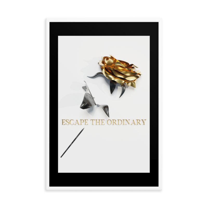 escape the ordinary quotes wall art