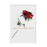 dreams come true quotes wall art