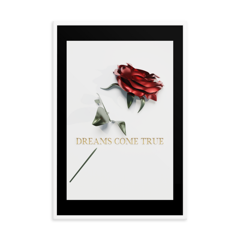 dreams come true quotes wall art