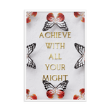 ACHIEVE WITH ALL YOUR MIGHT WALL ART