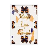 KEEP LIFE SIMPLE QUOTES WALL ART