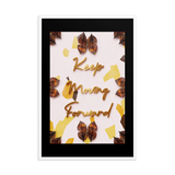 KEEP MOVING FORWARD QUOTES WALL ART