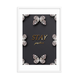 stay positive quote (black)