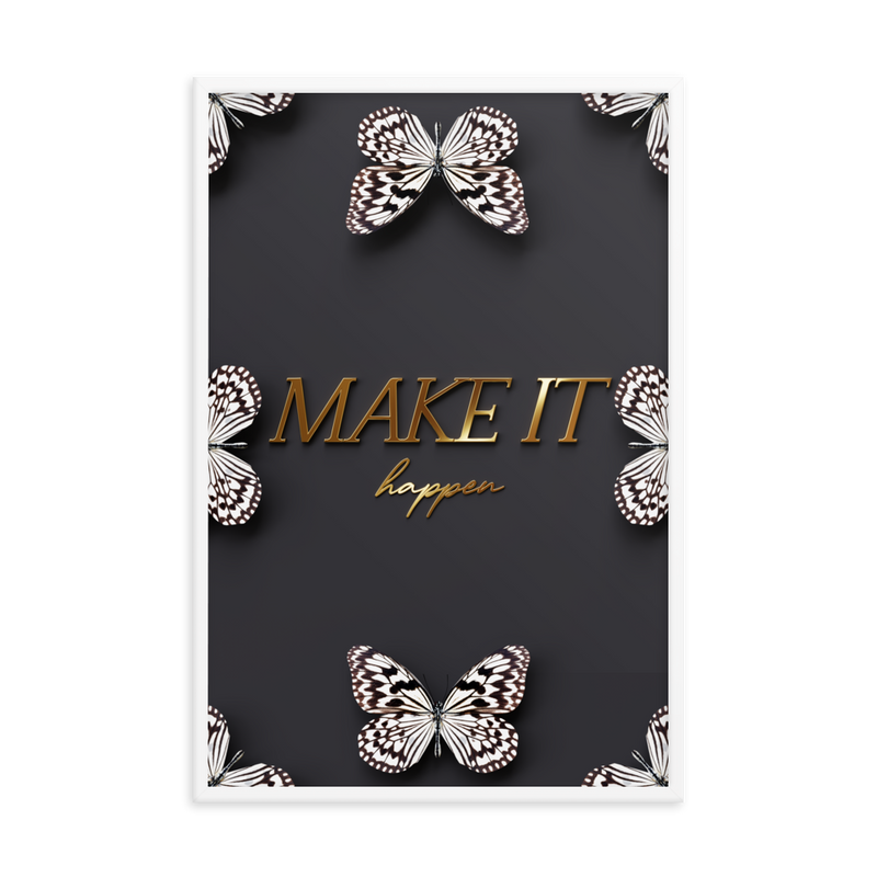 MAKE IT HAPPEN QUOTE (black)