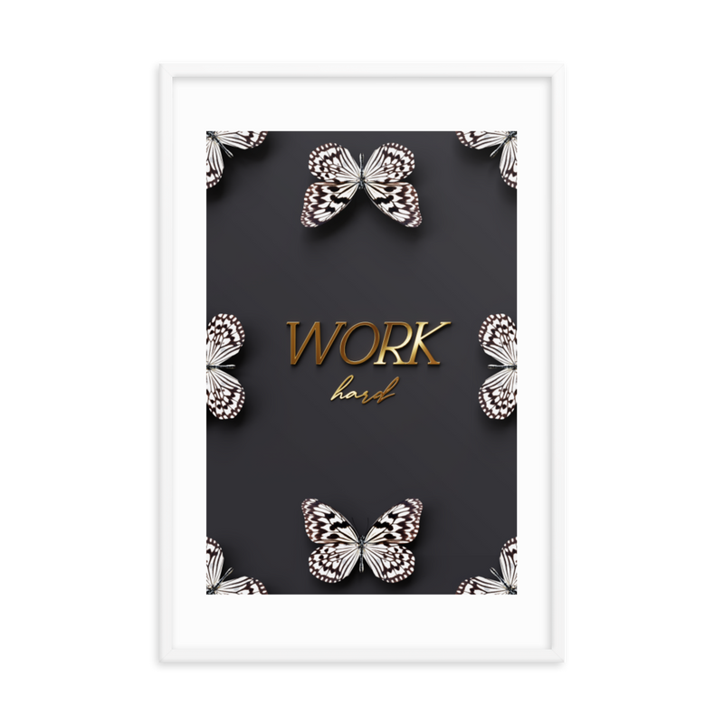 WORK HARD QUOTE (BLACK)