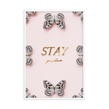 stay positive quote (pink)