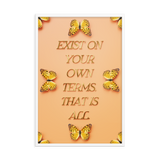 Motivational Life Quote Wall Art Poster