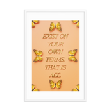 MOTIVATIONAL LIFE QUOTE WALL ART POSTER