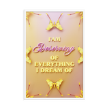 I'am Deserving of everything I dream of Affirmation Quotes Wall Art