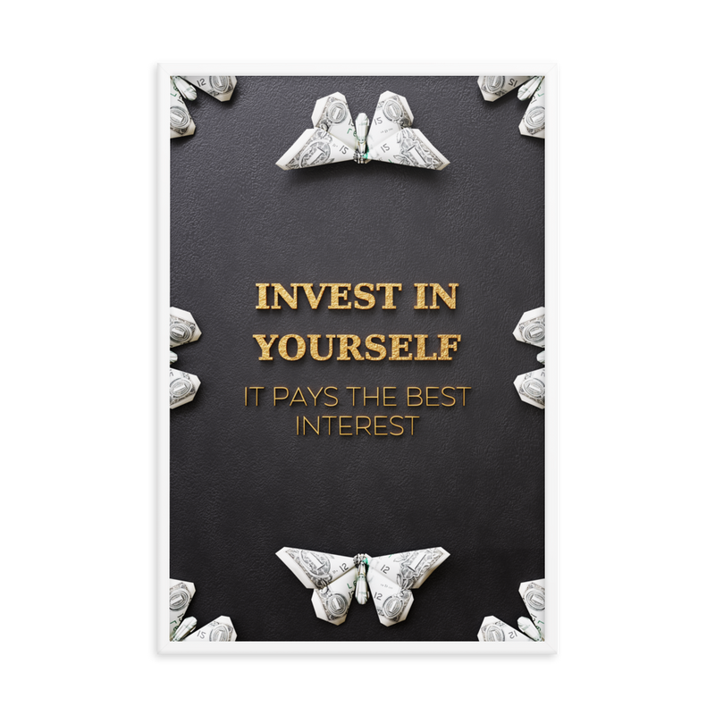 Inspirational Money Quotes Wall Art №5