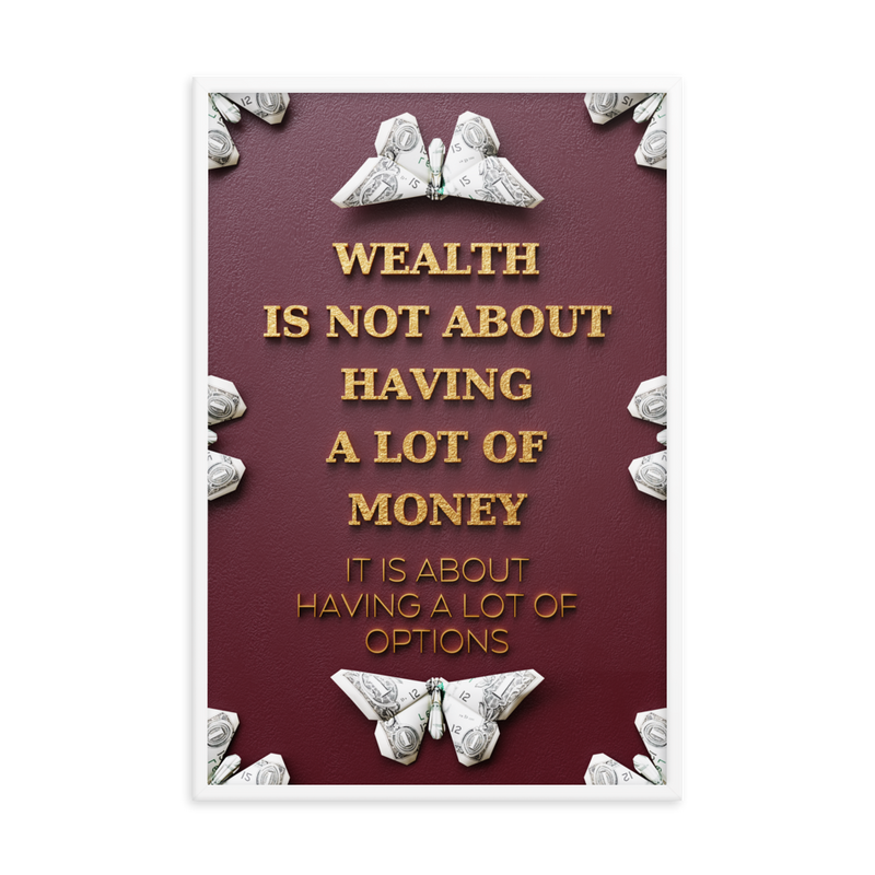 INSPIRATIONAL MONEY QUOTES WALL ART №2