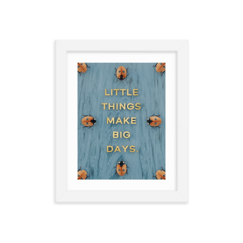 LADYBUG QUOTES WALL ART