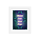 Choose love over fear quotes art