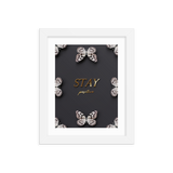 stay positive quote (black)