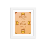 MOTIVATIONAL LIFE QUOTE WALL ART POSTER